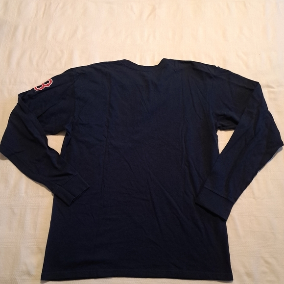 Nike Boston Red Sox men's size Small loose fit, blue long sleeve shirt, VGUC - Picture 5 of 5